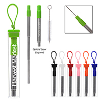 Collapsible Stainless Steel Straw Kit